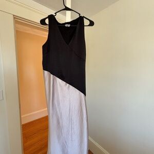 DKNY mid calf sleeveless dress